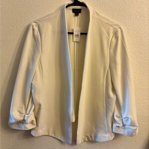 Ann Taylor Cream Women's Blazer